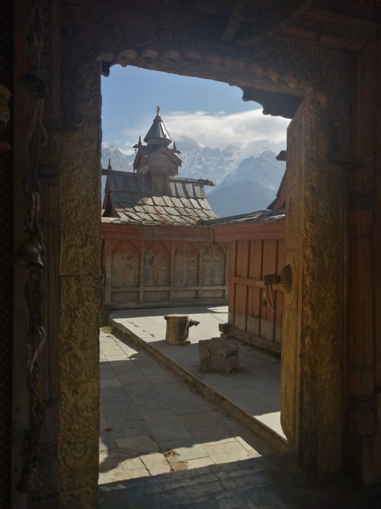 Entrance door of Kalpa Temple
