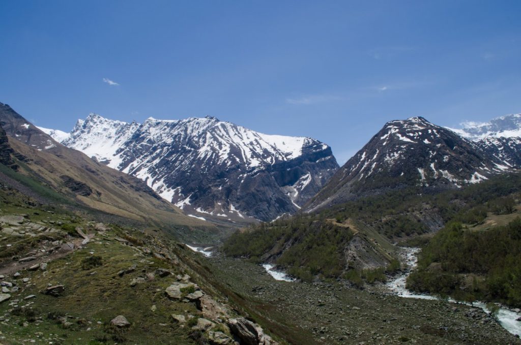 View of upper Baspa Valley [Lamkhaga pass trek expedition 2015]