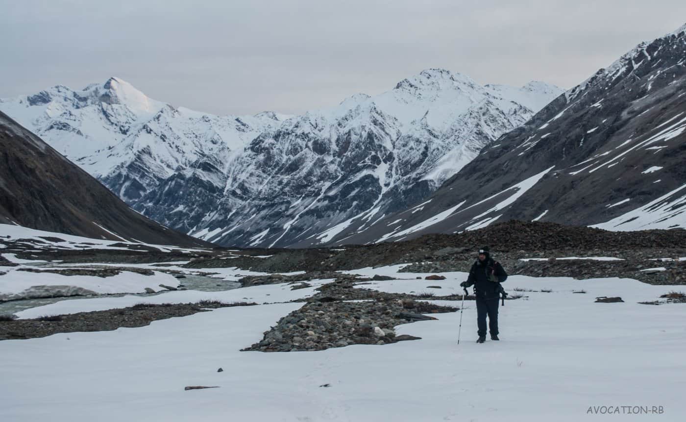 Near Baspa glacier snout [Lamkhaga pass expedition 2015]