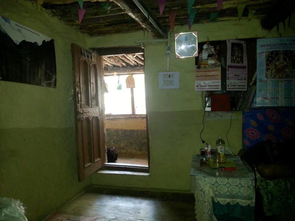 Inside a local house in Charang Village