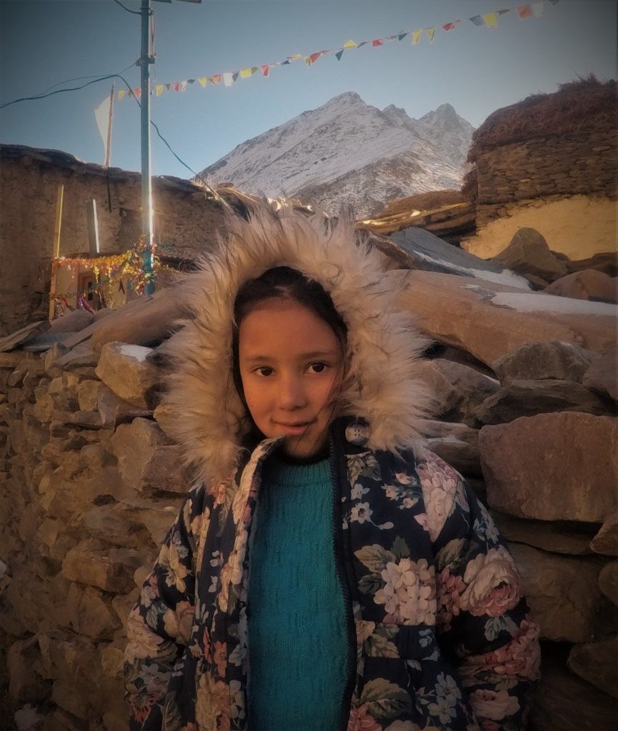 Children in Charang village : Charang Kinnaur snow trek 