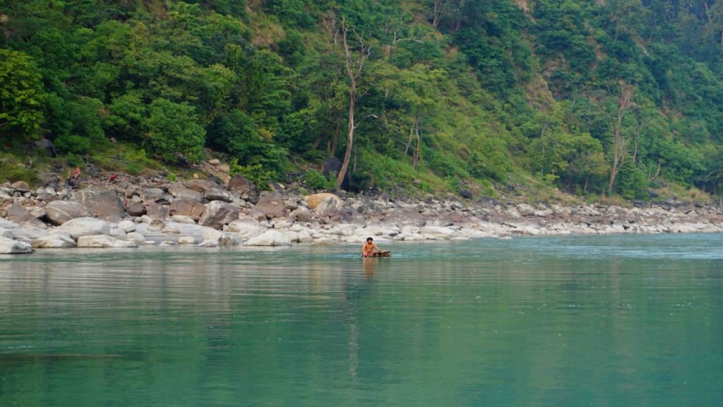 Turquoise waters of Mahakali river