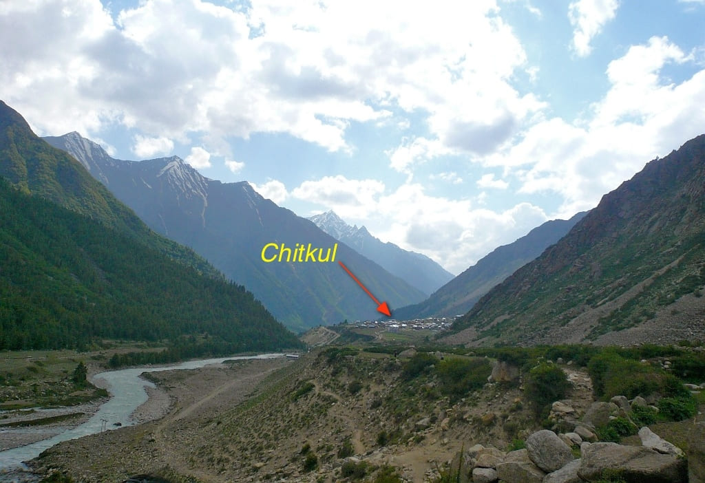 Chitkul village vista