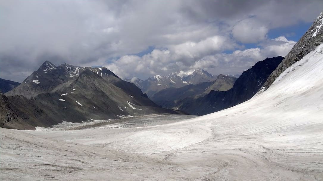 Naradu glacier snowfield