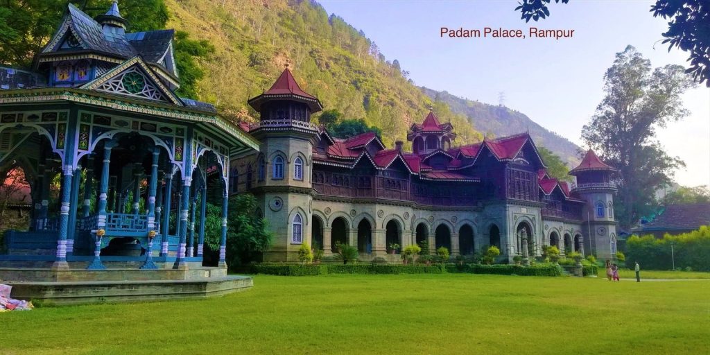 Patio of Padam Palace in Rampur Bushahr