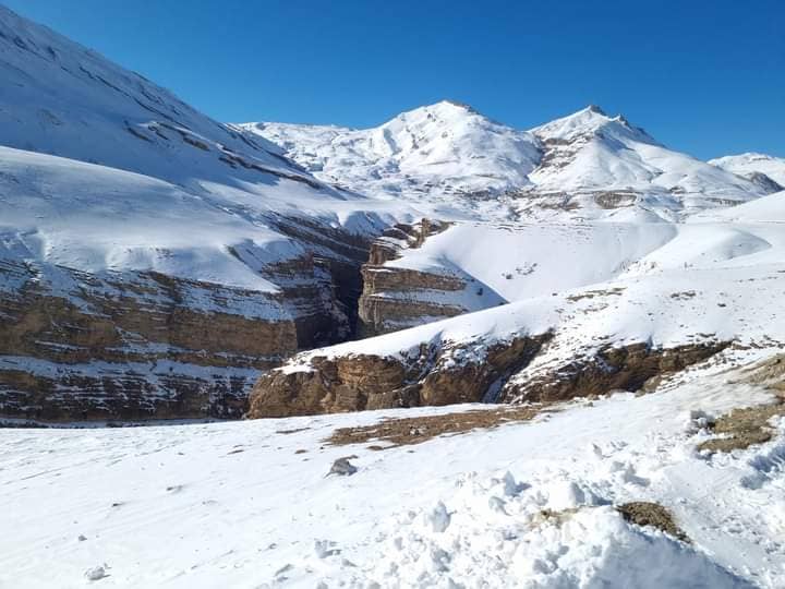 Deep gorges near Chicham village are the sanctuary for Snow Leopards
